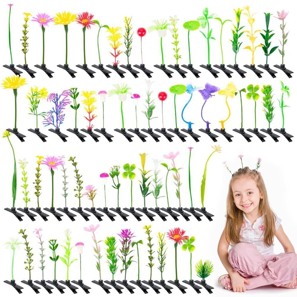 Bean Sprouts Hair Clips Multi 120 Pcs Kids Adult Plant Hair Accessories
